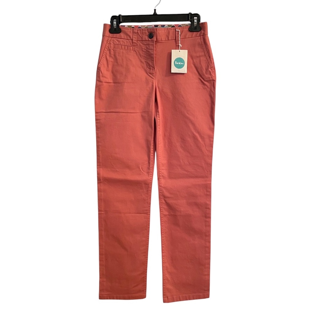 Boden Chino 2P NWT Terracotta Red